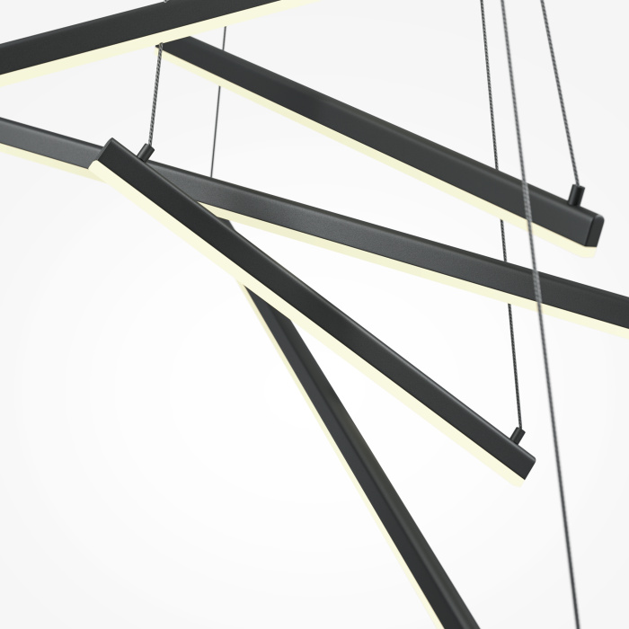 Каскадная люстра Maytoni Line MOD016PL-L96BK