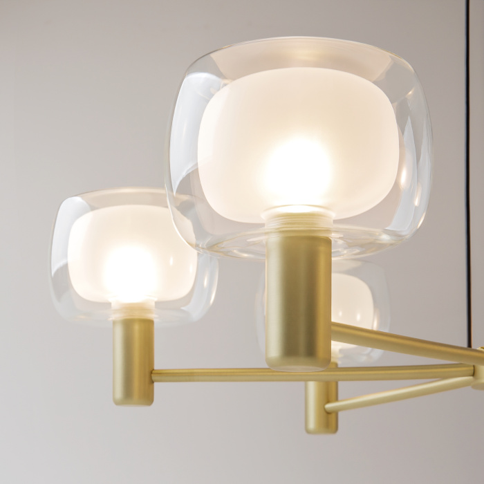 Люстра на штанге Maytoni Vision MOD411PL-06G