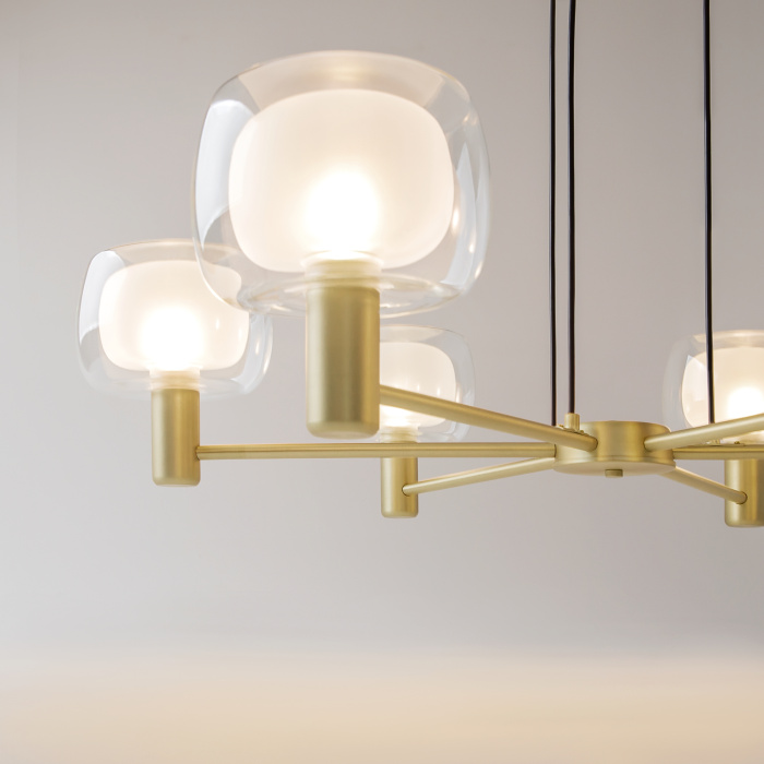 Люстра на штанге Maytoni Vision MOD411PL-06G