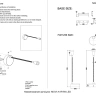 Бра Crystal Lux MOVI A AP3W LED WH