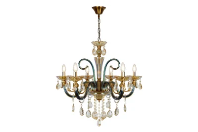 Подвесная люстра iLamp Asia 61081-6 Бронзовая