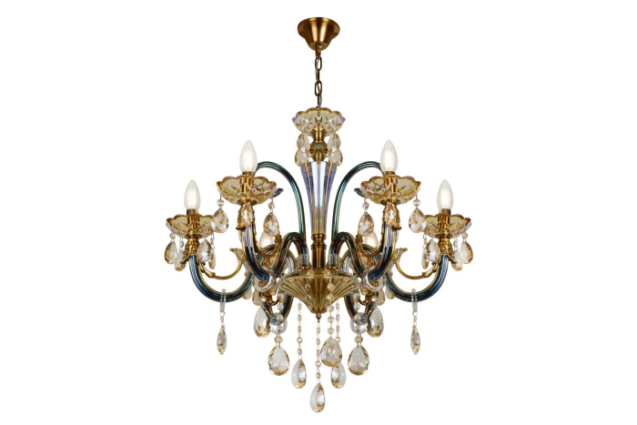 Подвесная люстра iLamp Asia 61081-6 Бронзовая