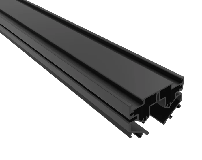 Встраиваемый магнитный шинопровод в натяжной ПВХ потолок Crystal Lux CLT 0.136 01 L2000 BL