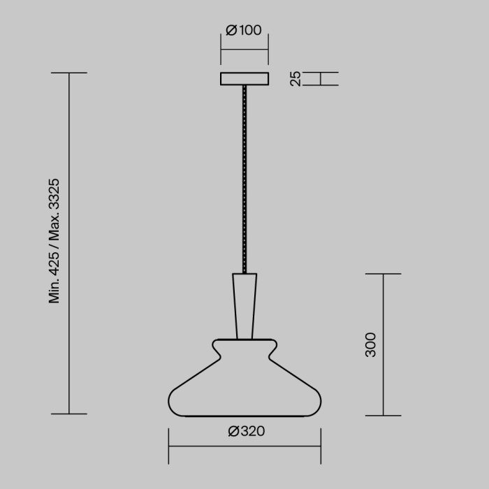 Подвесной светильник Maytoni Toys MOD405PL-01W