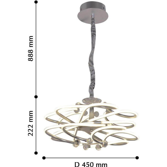 Подвесной светодиодный светильник Favourite Verwirrt 2386-14P