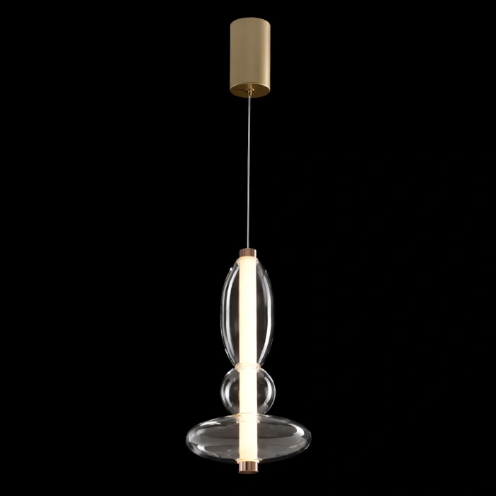 Светильник подвесной Crystal Lux QUASAR SP10W LED TRANSPARENT