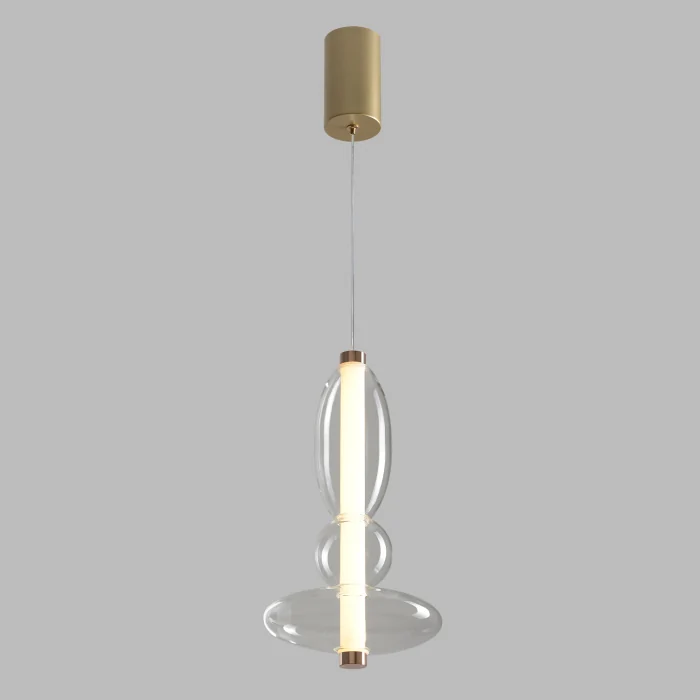 Светильник подвесной Crystal Lux QUASAR SP10W LED TRANSPARENT