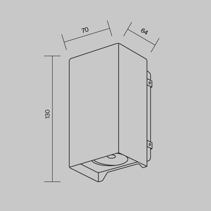 Светильник настенный Maytoni Shell O570WL-L10B3K