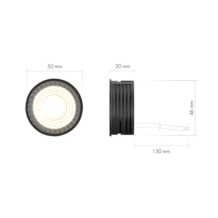 Светодиодный модуль Denkirs Slim Led DK4000-7W-BK