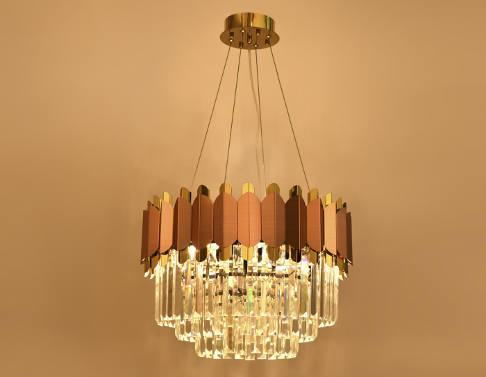 Подвесная люстра с хрусталем Ambrella light TR5290