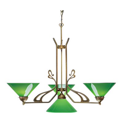 Подвесная люстра Berliner Messinglampen D46-70grB