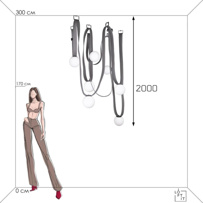 Подвесной светильник Loft it Picot 10240/7