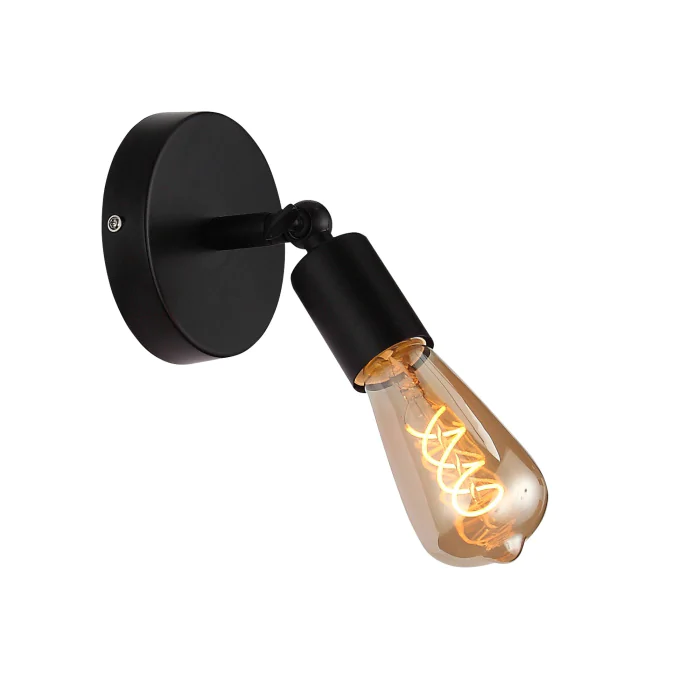 Бра ST-Luce SL419.401.01 Черный/Белый E27 1*60W