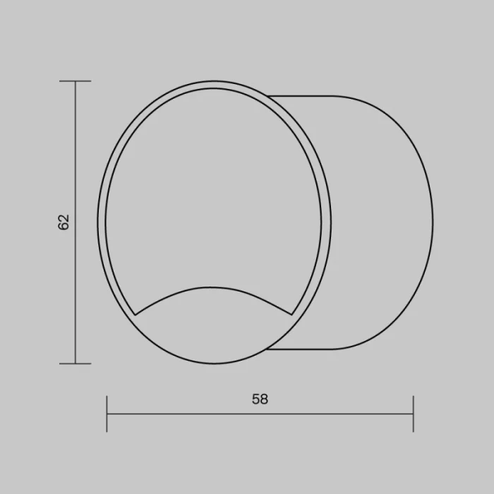 Подсветка для ступеней Maytoni BISCOTTI O035-L3B3K