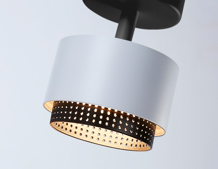 Настенно-потолочный поворотный спот со сменной лампой GX53 Ambrella light TN71279