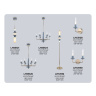 Люстра на штанге HIGH LIGHT AMBRELLA LIGHT LH53126