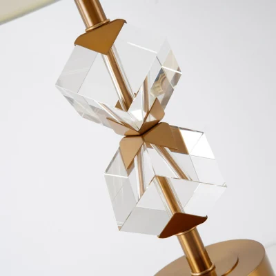 Настольная лампа Cloyd GANTRY T1 / выс. 62 см - Angular - латунь (арт.30071)