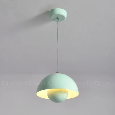 Подвесной светильник Cloyd ERMA-B P1 / Ø23 см - мятный (арт.11394)