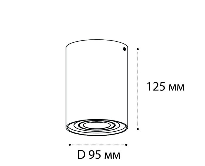 Светильник накладной Italline 5600 black