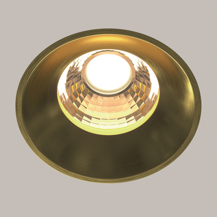 Встраиваемый светильник Maytoni Round DL058-12W3K-TRS-BS