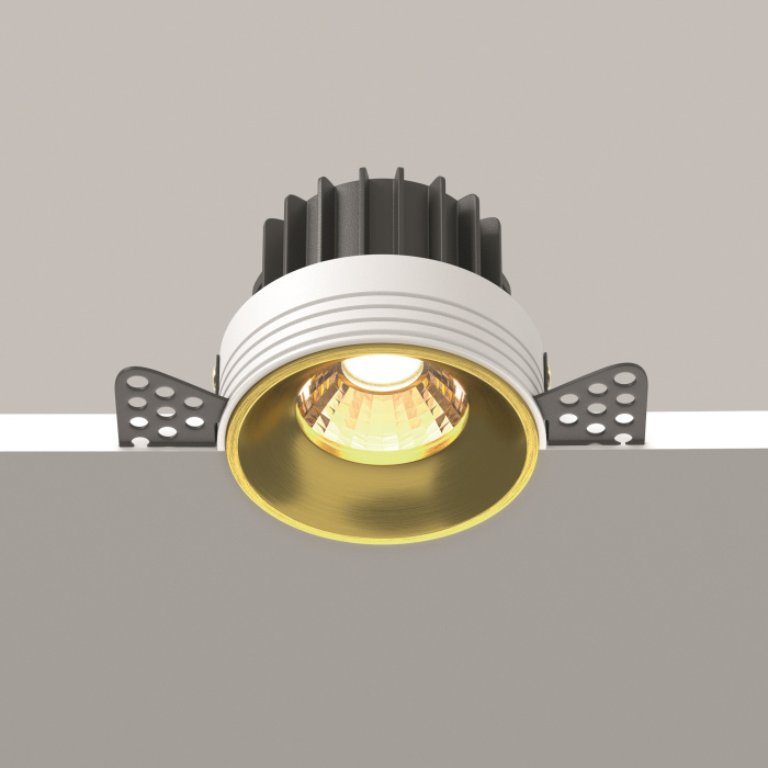 Встраиваемый светильник Maytoni Round DL058-12W3K-TRS-BS