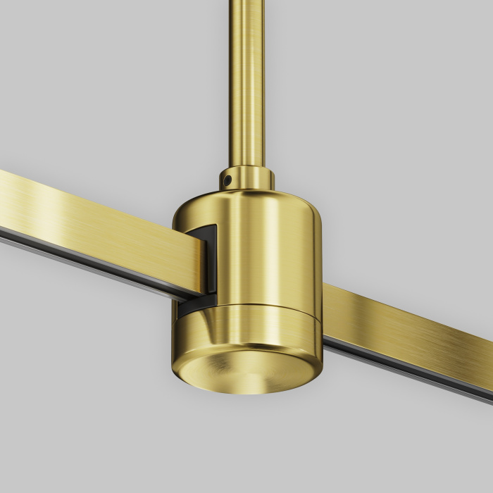 Крепление потолочное Long 760мм с прямым коннектором питания Flarity латунь Maytoni TRA159C-IPCL1-BS