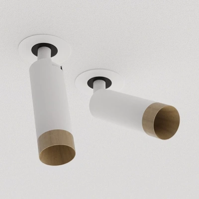 Встраиваемый светодиодный светильник Ledron SAGITONY R Basic S40 Wooden Wh