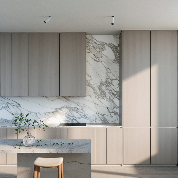 Встраиваемый светодиодный светильник Ledron SAGITONY R Basic S40 Wooden Wh