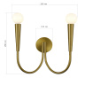 Настенный светильник ST LUCE DUTCHESS SL1243.301.02