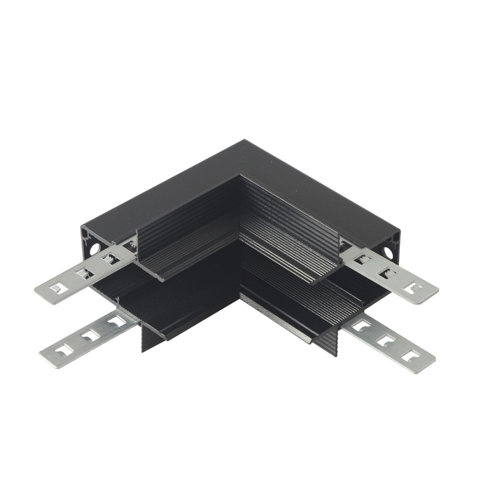 Внутренний соединитель угловой для встраиваемого магнитного шинопровода для ГКЛ12,5 мм SPACE Crystal Lux CLT 0.223 13 BL