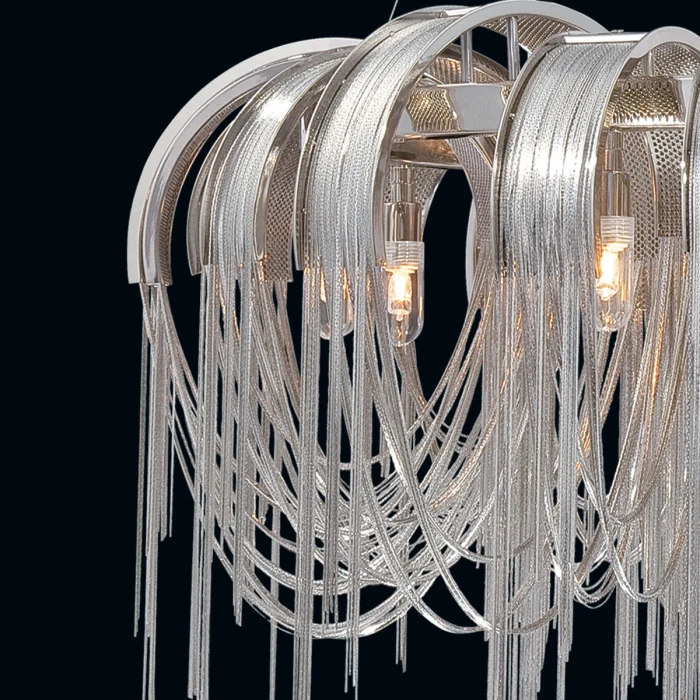Люстра подвесная Delight Collection Avenue 5 KM0358P-5M/A chrome