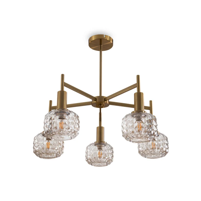 Люстра на штанге Freya Fero FR5366CL-05BS