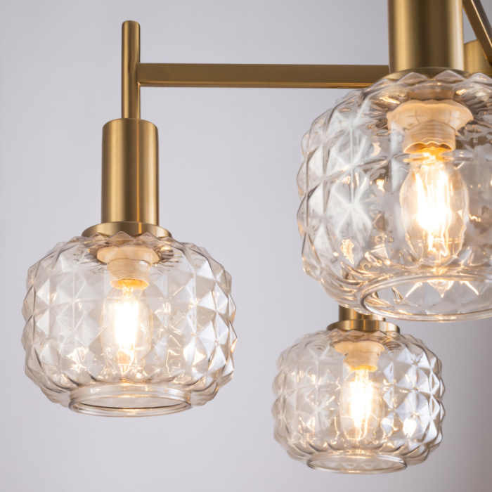 Люстра на штанге Freya Fero FR5366CL-05BS