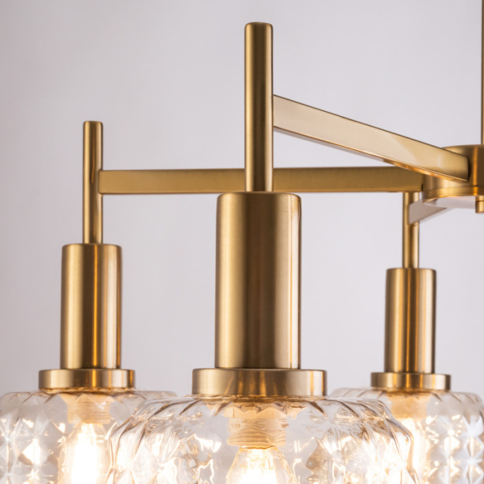 Люстра на штанге Freya Fero FR5366CL-05BS