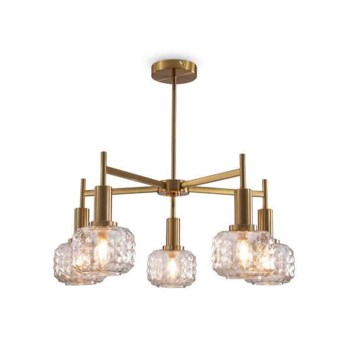 Люстра на штанге Freya Fero FR5366CL-05BS