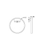 Настенный светильник Maytoni Rim MOD058WL-L25BS3K