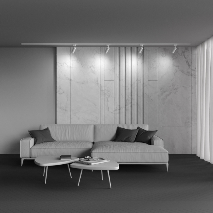 Трековый светильник Maytoni Focus Design TR011-1-GU10-W