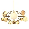 Люстра на штанге Delight Collection Planet KG1122P-13B brass