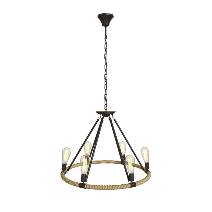 Подвесная люстра Loft it Rope filament LOFT1861/6