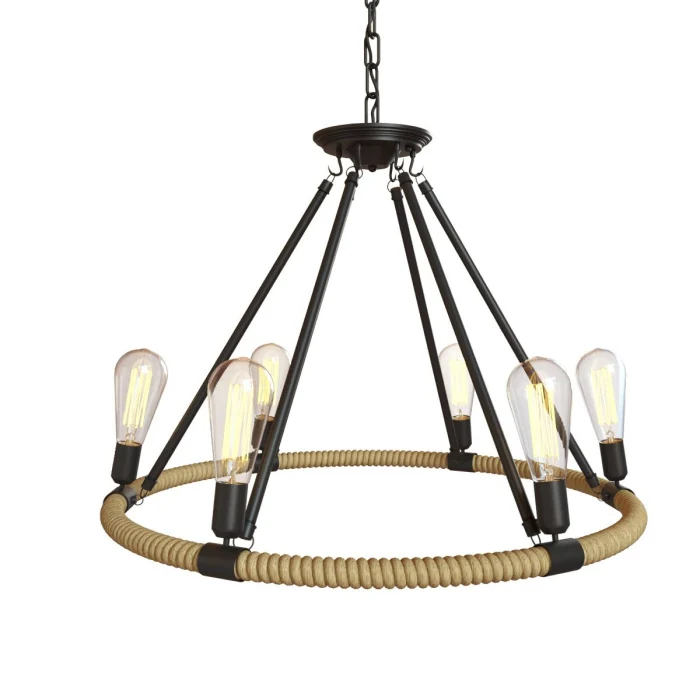 Подвесная люстра Loft it Rope filament LOFT1861/6