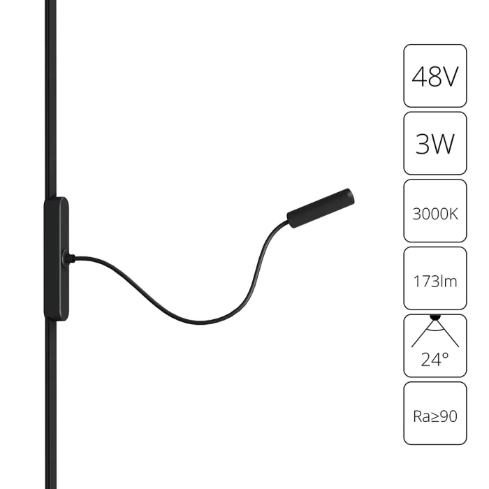 Магнитная трековая система Arte Lamp RAPID A1162PL-1BK