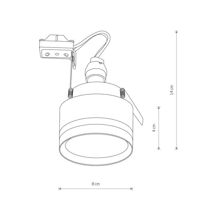 Встраиваемый светильник Nowodvorski Mljet Black 10493