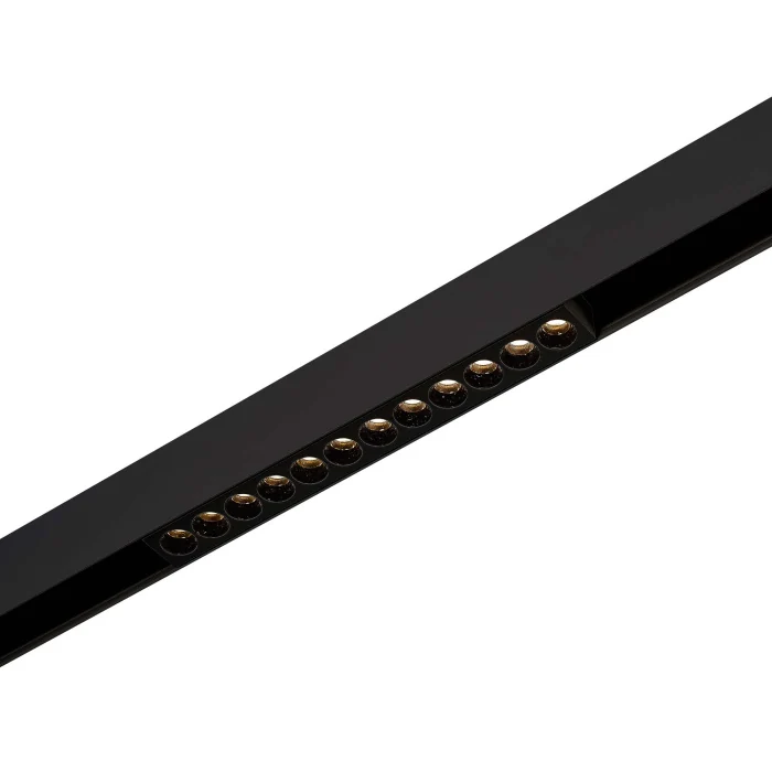 Магнитный трековый светильник Черный LED 1*12W 4000K 550Lm Ra>90 36° IP20 L220xW22xH44 ST806.446.12