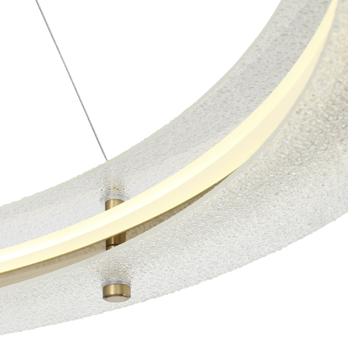 Светильник подвесной ST-Luce золотистый/Прозрачный LED 1*70W 4000K SL6245.213.01