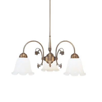 Люстра на штанге Berliner Messinglampen D12-20opB