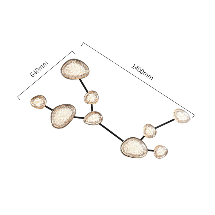 Настенный светильник Delight Collection MT9125 2309-Virgo matt black/french gold