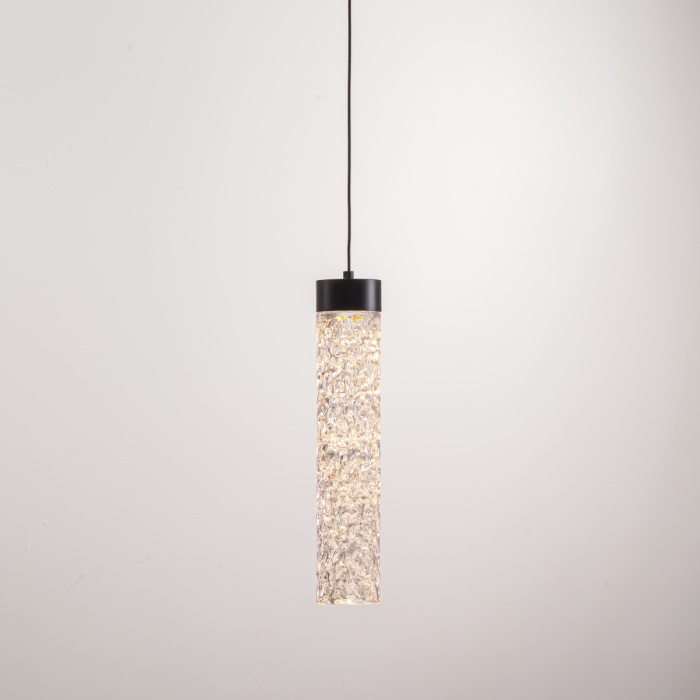 Подвесной светильник Delight Collection MD24030028 MD24030028-1A matt black/clear