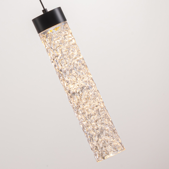 Подвесной светильник Delight Collection MD24030028 MD24030028-1A matt black/clear