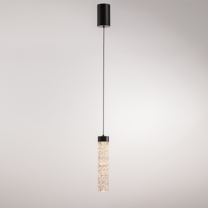 Подвесной светильник Delight Collection MD24030028 MD24030028-1A matt black/clear