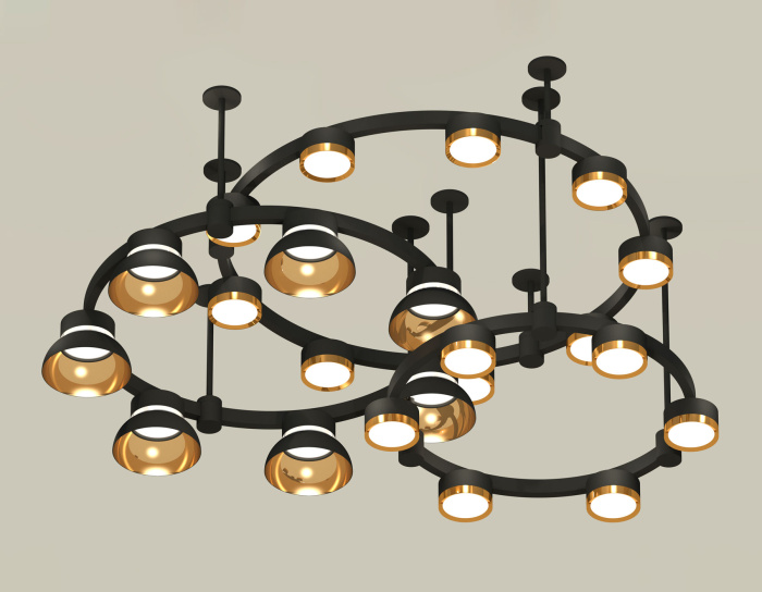 Комплект подвесного светильника Techno Ring с акрилом Ambrella light XR92222001